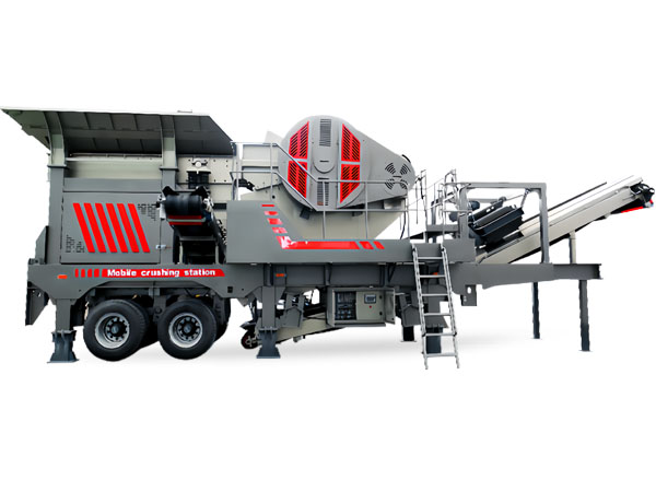 Mobile jaw crusher