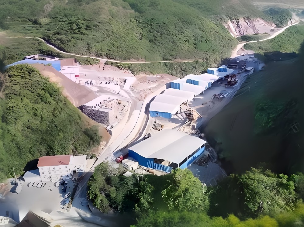 Sichuan crushing sand production line site